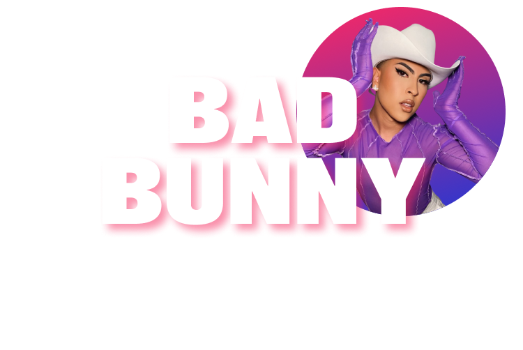 Bad Bunny concert in Los Angeles with Louie Castro